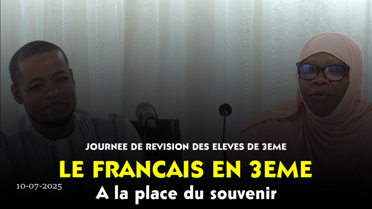 Journée de révision des élèves de 3ème